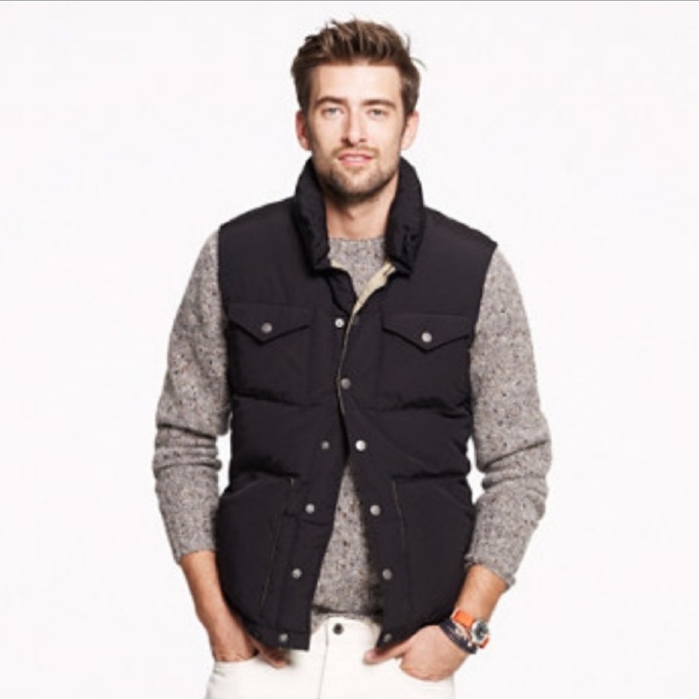 ❄️J. Crew puffy down vest